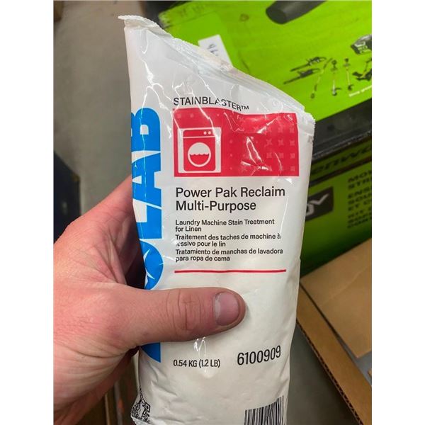 APPROX 12 BAGS OF LAUNDRY MACHINE STAIN TREATMENT