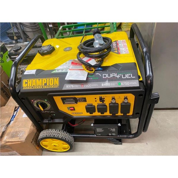 9375 STARTING WATT DUAL FEUL CHAMPION GENERATOR