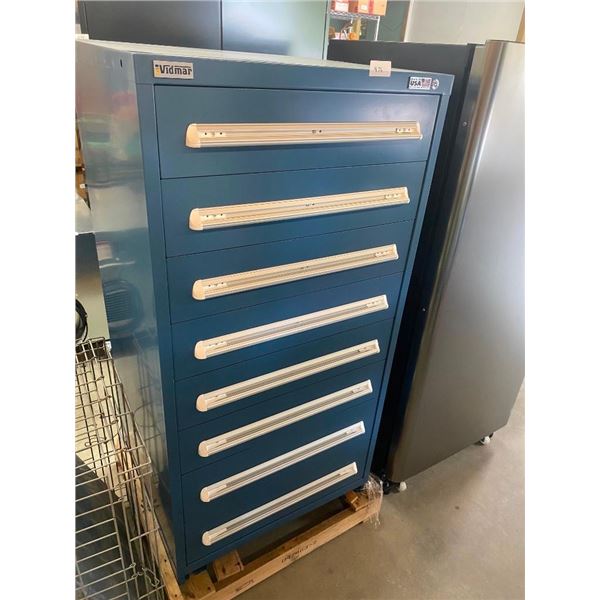 30X28X59IN 8 DRAWER STEEL CABINET