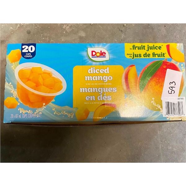 20 CUPS OF DICED MANGO