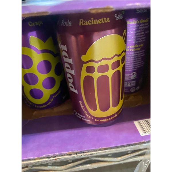 APPROX 14 CANS OF POPPI SODA