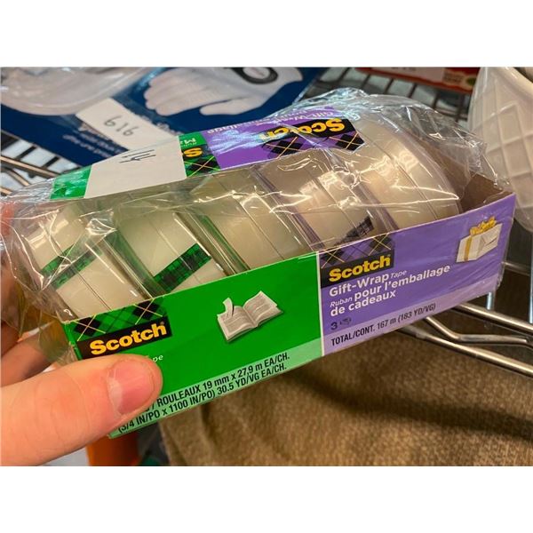 5 ROLLS OF SCOTCH TAPE