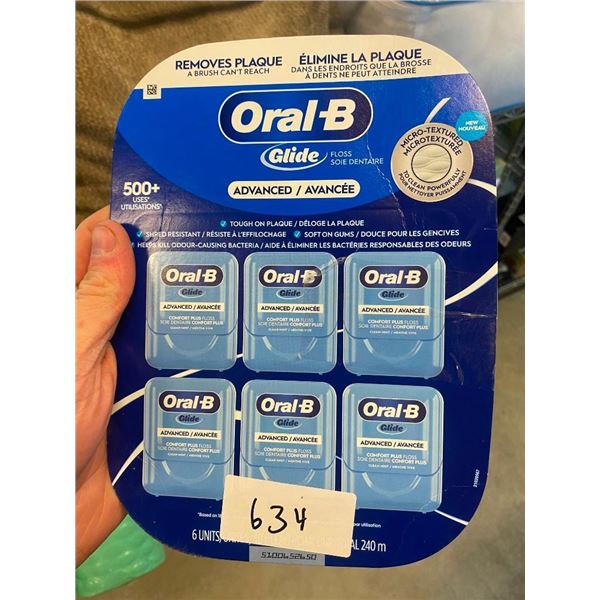 6 PACKS OF ORAL-B FLOSS