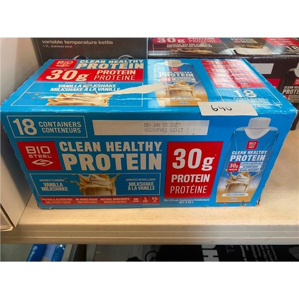 18 BIOSTEEL PROTEIN SHAKES