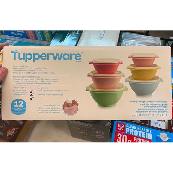 12PC TUPPERWARE SET