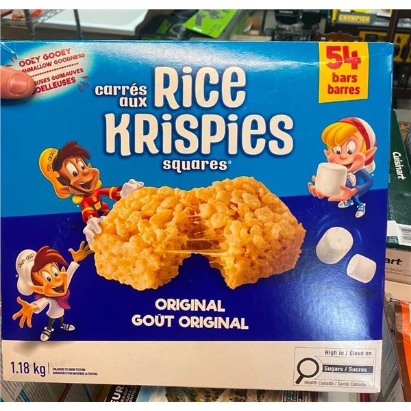 54 RICE KRISPIES BARS
