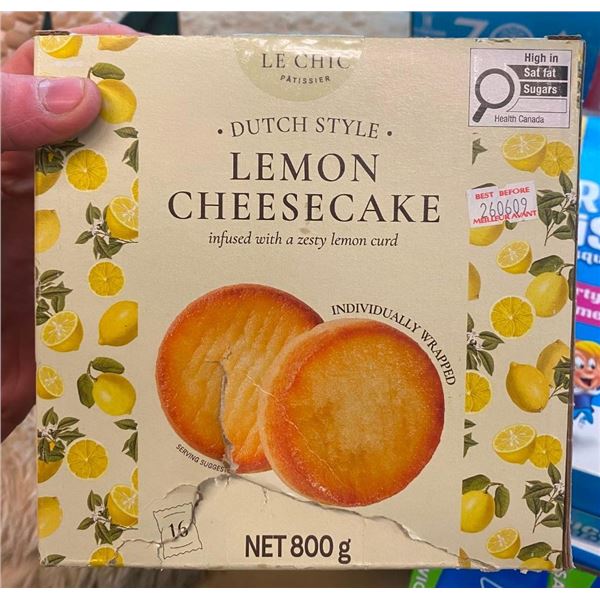 APPROX 15 SMALL LEMON CHEESECAKES