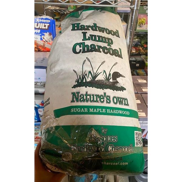 1 BAG OF HARDWOOD LUMPO CHARCOAL