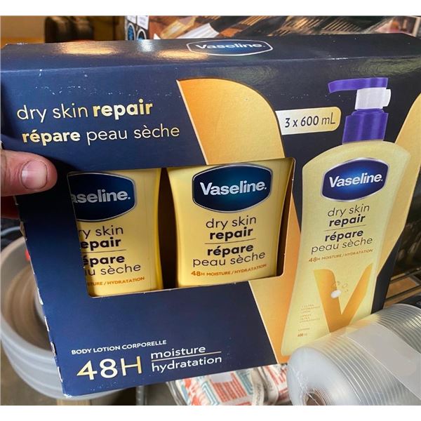 3 BOTTLES OF DRY SKIN CARE MOISTURIZER