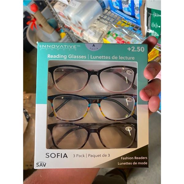 3-PACK OF READING GLASSES