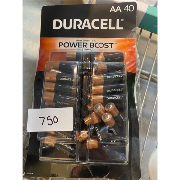 APPROX 35 DURACELL AA BATTERIES