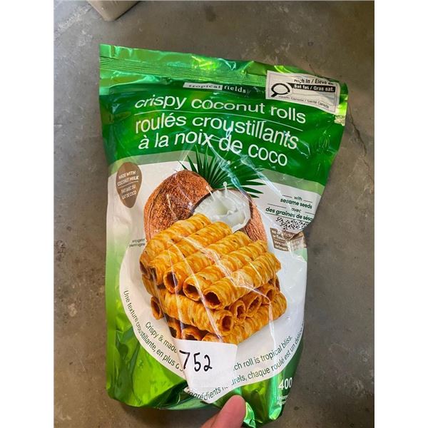 BAG OF CRISPY COCONUT ROLLS