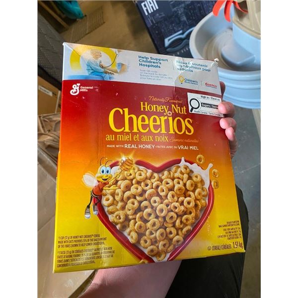 BOX OF HONEY NUT CHEERIOS