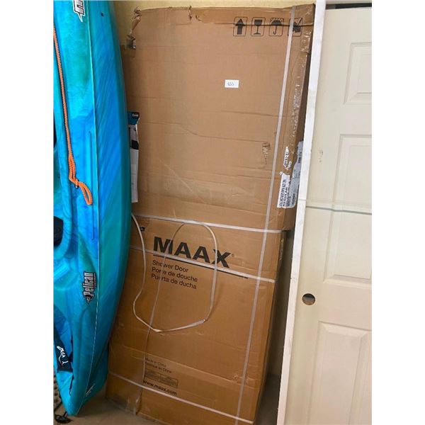 MAAX SHOWER DOOR - 56.5-59INX78IN
