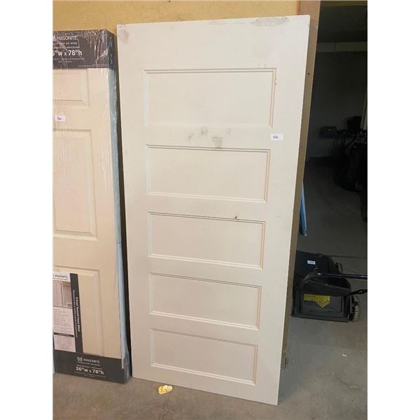 36IN INTERIOR DOOR PANEL- HAS MARKS AS SEEN IN PICTURE