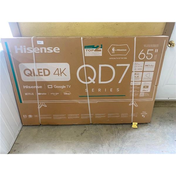 65IN HISENSE QLED 4K TV