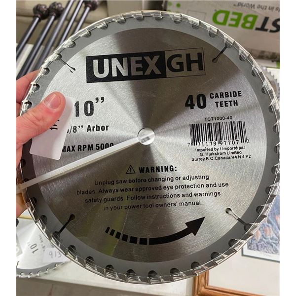 2 10IN CARBIDE TEETH SAWBLADES