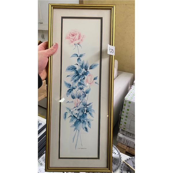 23X9IN ENGLISH ROSE PICTURE