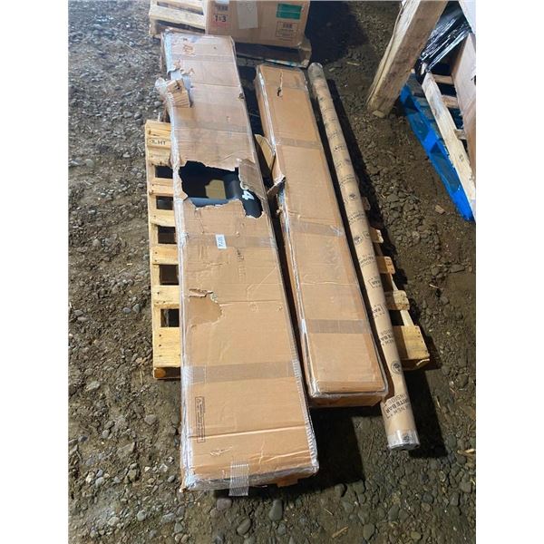 SAFETY SQUAT BAR AND POWER LIFTING BAR AND BOX 1 OF A SMITH MACHINE