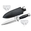 Image 1 : SZCO 9" BLACK WOOD BOOT KNIFE
