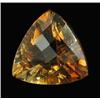 12.16ct Trillon Cut Flawless Natural Full of Fire Imperial Topaz Pear Trillion Appraisal Estimate $3