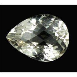 12.05ct Pear Cut Flawless Natural Full of Fire Imperial Topaz Pear Appraisal Estimate $3073 Appraisa