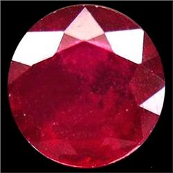 4.76ct Excellent Round Top Blood Red Ruby Natural Appraisal Estimate $5712 (GEM-17754)