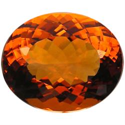 21.40ct Terrific Oval Madeira Citrine Appraisal Estimate $785 Appraisal Estimate $4280 (GEM-14210)