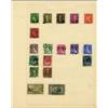 1930s/50s Canada Hand Made Stamp Collection Album Page 18 Pieces (STM-0292)