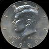 1999D Kennedy Half 50c Coin Graded GEM (COI-6919)