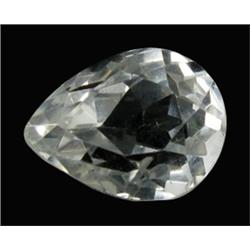 23.52ct Ultimate Flawless Quartz Crystal Gem Pear Cut (GEM-21604)