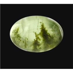 16.7ct Fine Prehnite Gem Oval Cabochon Cut (GEM-20692)