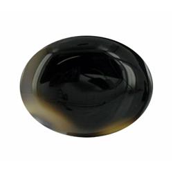 38.78ct Shining Black Onyx Cabochon Gem (GEM-20728)