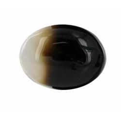19.54ct Shining Black Onyx Cabochon Gem (GEM-20717)