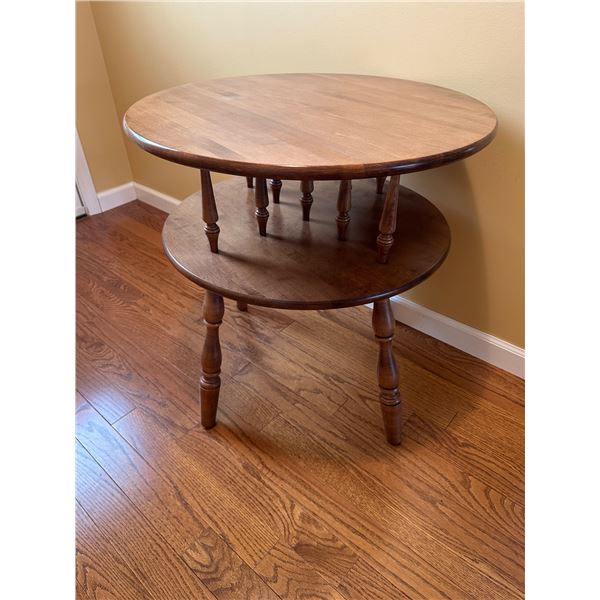 Vilas Round Wooden Table Made in Canada