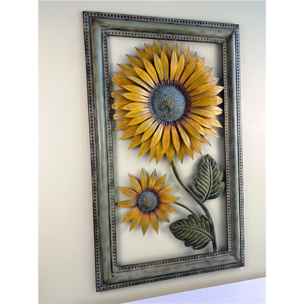 Metal Sunflower Art