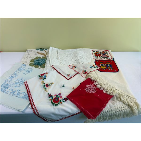 Various Table Coverings