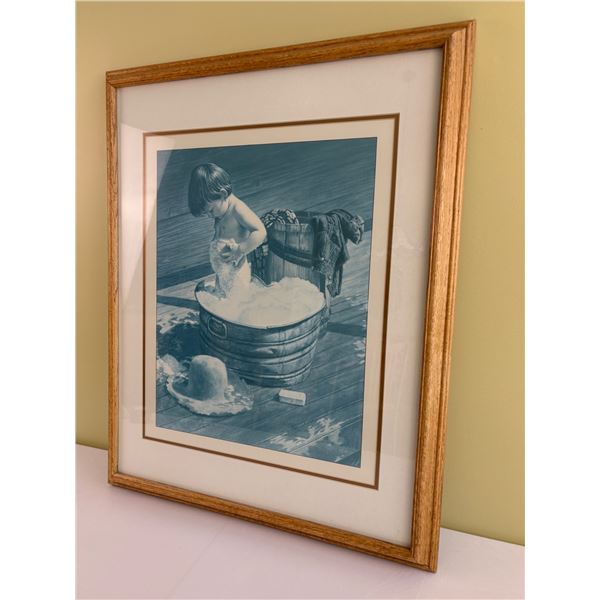 Black and White Print of Jim Daly 'Saturday Night'