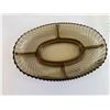 Image 4 : Various Crystal Serving Bowls with Vase and Brown Tray