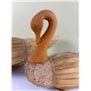 Image 5 : 2 Vintage Hand-Carved Folk Art Ducks