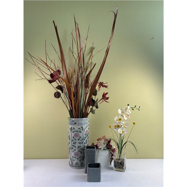 Vases and Artificial Plants