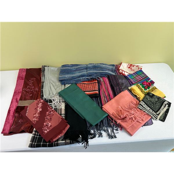 Various Scarves and Hankerchief