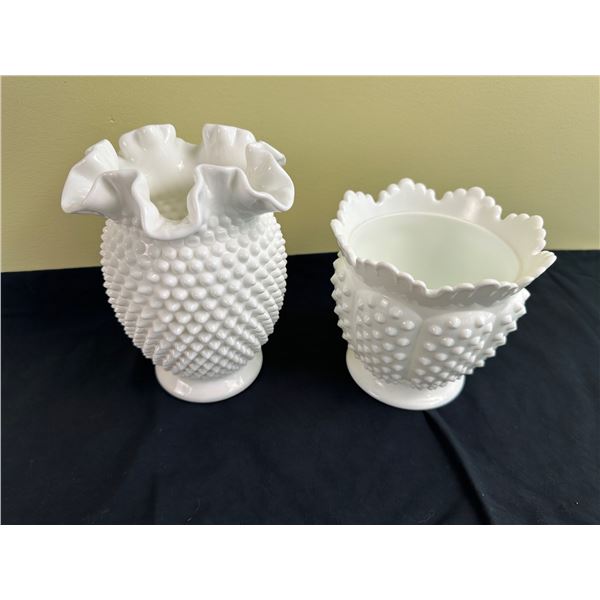 Milk Glass Vases