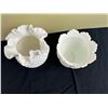 Image 2 : Milk Glass Vases