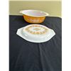 Image 1 : Vintage Pyrex Butterfly Gold Casserole Dish