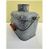 Image 2 : Vintage Graniteware Enamel Lunch Pail