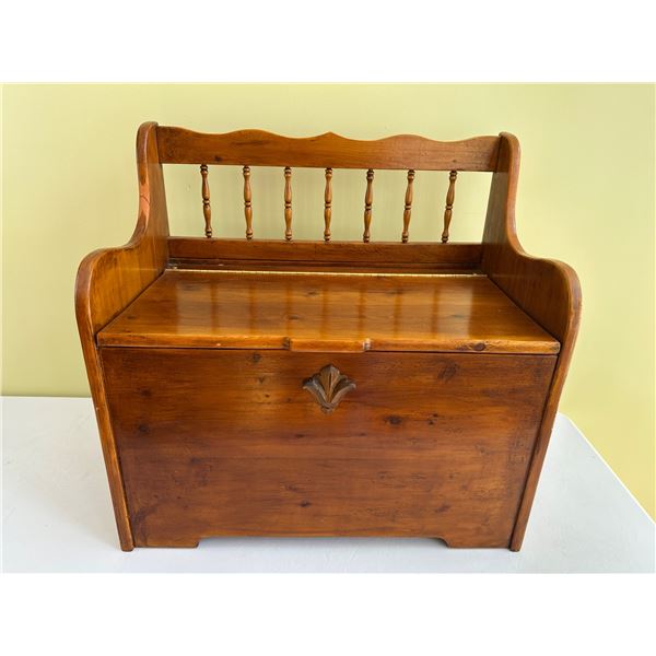 Wood Bench with storage