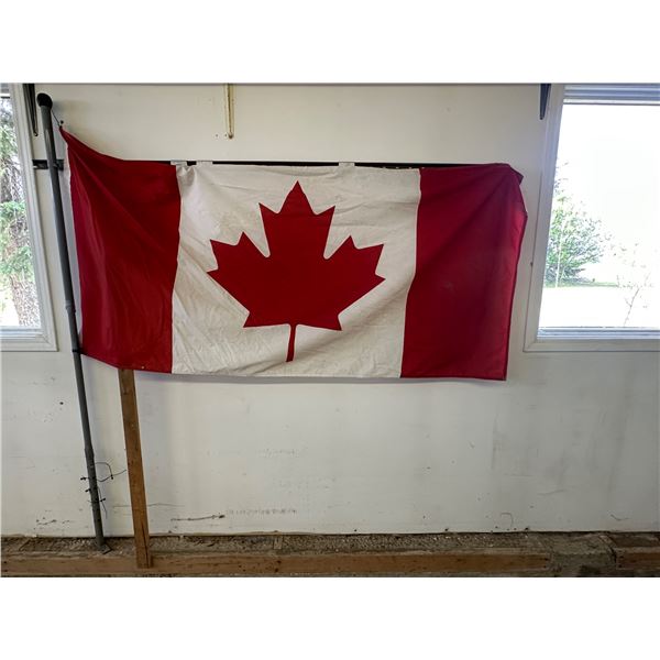Canada Flag with Pole
