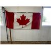 Image 1 : Canada Flag with Pole