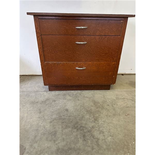 3 Drawer Wood Dresser